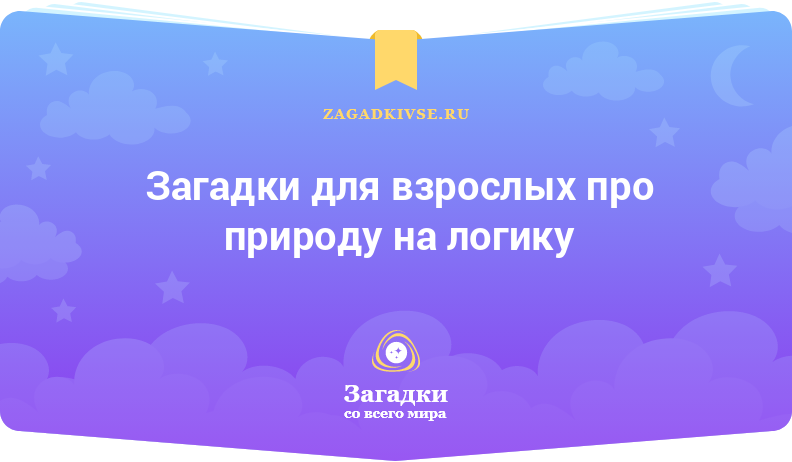 Загадки для взрослых про природу на логику